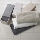  Towel set "JUST" – Set of 3 (bath towel, hand towel, wash c...