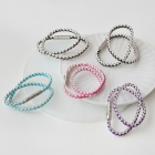 RYUKOBO, Silk KUMIHIMO Bracelet - 2-Layer, Color : Blue, Cherry Blossom Pink, Purple, Charcoal Black, Brown  - Traditional Handcrafted Souvenir from Tokyo